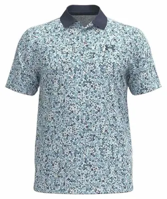 Produktbild von Under Armour Golf Matchplay bedrucktes Poloshirt, Blau M