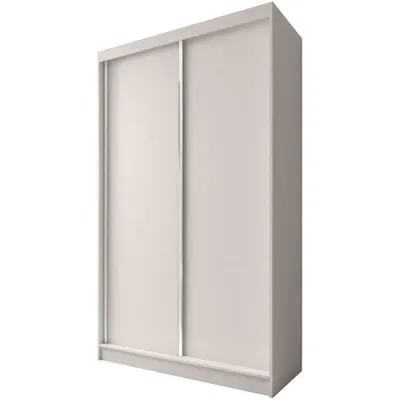 Produktbild von BEAUTYSOFA | Kleiderschrank MARIO II 120 cm Kaschmir – Moderner Schrank ohne Spiegel, mit Schiebetüren und Schubladen, Minimalistisches Design