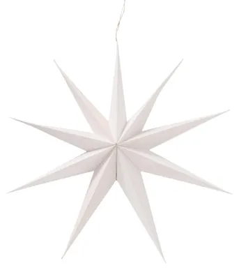 Produktbild von BOLTZE Dekohänger Stern Kassia weiß 60cm