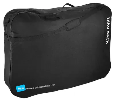 Immagine prodotto di Fahrradtasche Rad Transporttasche für Rennrad, aus Polyester, Innenfächer, B&W