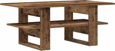 Obrázek produktu pro vidaXL Konferenční stolek vzhled starého dřeva 102x55x42 cm materiál na bázi dřeva