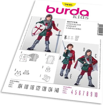 Obrázok produktu pre Strih Burda 9446 - Rytier