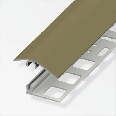 Produktbild von alfer Niveauausgleichs-Profil 2 m, 31 x 7 mm Aluminium eloxiert bronze