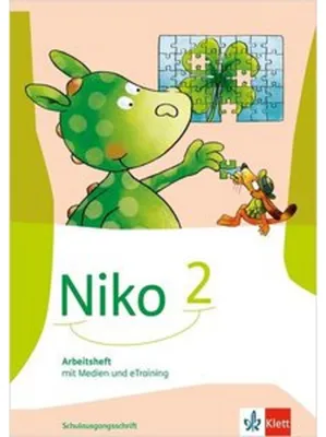 Zdjęcie produktu dla Niko 2. Arbeitsheft zum Sprachbuch in Schulausgangsschrift mit Medien und eTraining Klasse 2