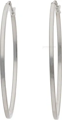 Produktbild von Creolen Silber 925 rhodiniert JL51-06-0049 JuwelmaLux