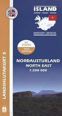 Obrázek produktu pro Island - Landshlutakort Nordausturland (Nordosten)