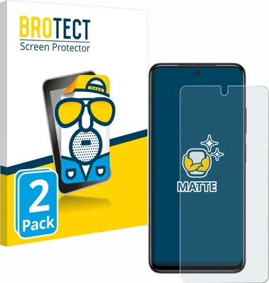 Produktbild von 2x BROTECT Schutzfolie für Xiaomi Poco M4 Pro Displayschutz Displayschutzfolie Folie Matt Entspiegelungsfolie