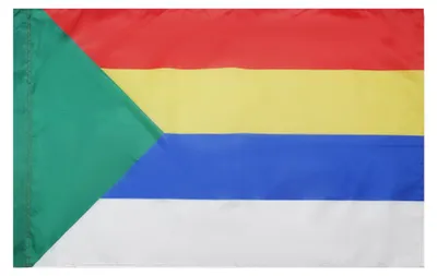 Druzen-Fahne 90x60 cm, Polyester 100D, mit Masttunnel