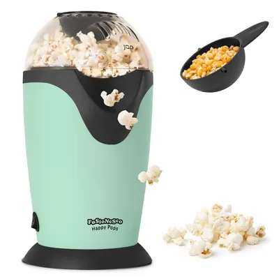 Produktbild von JAP Happy Pops Popcornmaschine - Retro Popcorn maker - Popcornmaschine für zuhause - 2 bis 3 Personen - Innerhalb von 3 Minuten fertig - Fettfrei