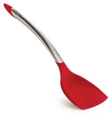 Produktbild von CUISIPRO - Wokspatel (mit Silikon) - rot - 32 cm - 7112514
