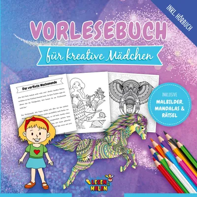 Produktbild von Vorlesebuch für kreative Mädchen