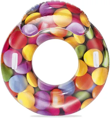 Obrázek produktu pro Bestway 43186, Vícebarevný, Nafukovací plovák na vození, Vinyl, 90 kg, 1180 mm, 1170 mm