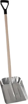 Produktbild von EDA Schaufel mit Holzstiel Breite: 360 mm silber