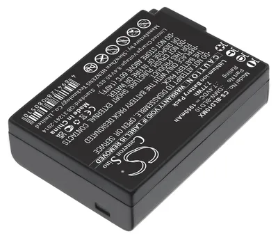 Image de TECHTEK Batterie compatible avec [Panasonic] Lumix DMC-G3, Lumix DMC-G3K, Lumix DMC-G3KBODY, Lumix DMC-G3KGK, Lumix DMC-G3KK, Lumix DMC-G3KR, Lumix D