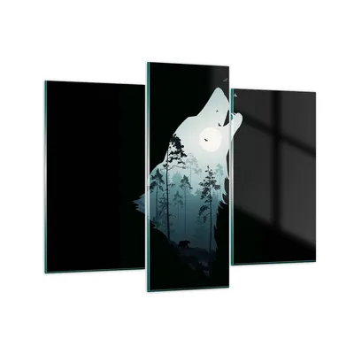 Produktbild von Bilder auf glas - Berge Höhle Park - 130x100cm - Glasbilder - Wandbilder - Kunstdruck - zum Aufhängen bereit - Wanddekoration aus Glas - Glas Bilder - Wandbild auf Glas - 3 Teile - GCB130x100-3993