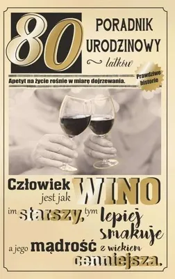 Zdjęcie produktu dla Kartka okolicznościowa Urodziny 80 - AbCard