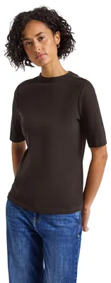Image de T-shirt pour femmes Street One, avec texture côtelée