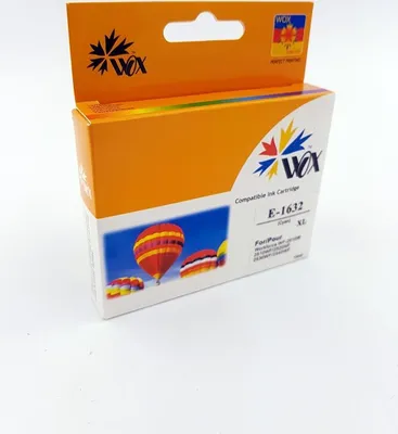 Produktbild von Tinte Wox Cyan EPSON T1632 Ersatz C13T16324010