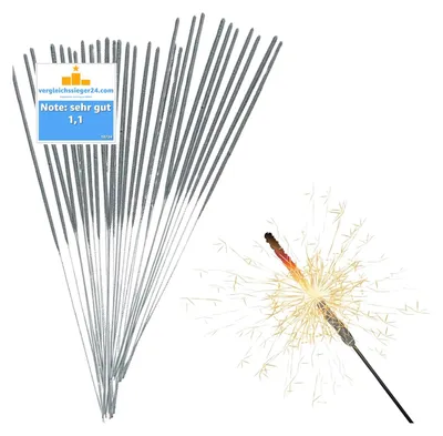 Produktbild von 200x Wunderkerzen 17 cm - Sternspritzer - Feuerwerk Silvester