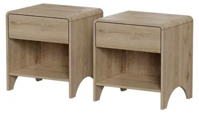 Produktbild von Nachttisch Oaki, Eiche, 2er Set