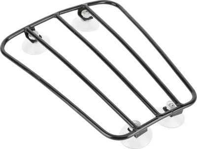 Produktbild von Motorrad-Kraftstofftank-Gepäckhalter, Universal-Gepäckträger-Halterung im Retro-Stil, Schwarz