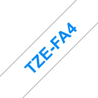 Image de Textilband Brother 18mmx3m weiß/blau (Aufbügelband) TZEFA4