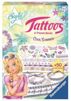 Image de Ravensburger Creation Crafts Tattoos & Friends Bands Cool Summer 18320