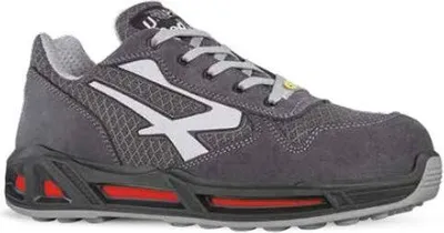 Produktbild von U-Power - Weiche, leichte, niedrige Sicherheits-Sneakers PUSH CARPET - Trockene Umgebungen - S1P SRC ESD 37 Grau