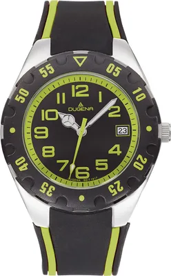Obrázok produktu pre Chlapčenské náramkové hodinky DUGENA Diver Junior, quartz, puzdro z nehrdzavejúcej ocele, minerálne sklo, silikónový remienok, spona s kolíkom, 10 barov
