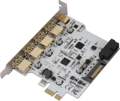 Obrázek produktu pro Adaptér PCI-E na USB3.0 se 4 porty typu C Rozšiřující karta s dvojitým rozhraním