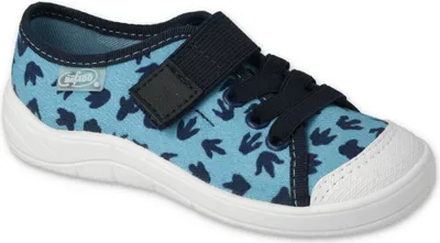 Produktbild von Jungen Sneakers Befado 351X009 blau mit DINO-Spuren 26