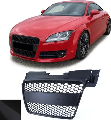 Produktbild von Kühlergrill Sportgrill Wabengrill Grill Schwarz Matt für Audi TT 8J Vorfacelift