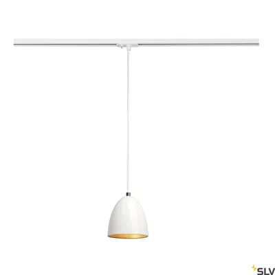 Produktbild von SLV Pendelleuchte PARA CONE14 1PH 143991 GU10 max 35W weiss Reflektor gold