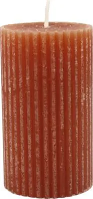 Produktbild von Stumpenkerze Rustic Kerze Ø 6,8 H 12 cm braun