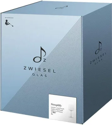 Image de Zwiesel Glas 2 pièces verre à vin léger & frais Simplify tritan- cristal- fait à la main- résiste au lave-vaisselle- verre à vin rouge, verre à vin blanc, verre à vin rosé, verre à vin polyvalent 122057