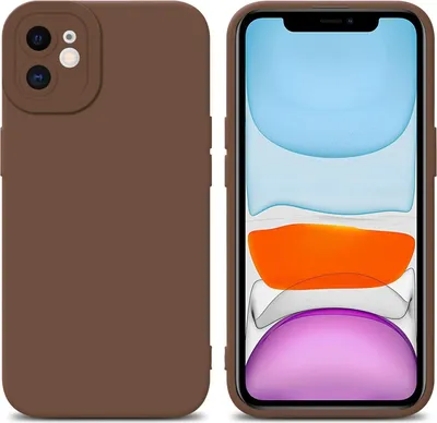 Produktbild von Cadorabo Hülle für Apple iPhone 11 Schutz Hülle in Braun TPU Silikon Etui Case Handyhülle