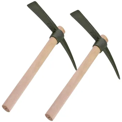 Immagine prodotto di Set di 2 utensili per intaglio del legno con manici in legno - Attrezzi da giardino per la lavorazione del legno