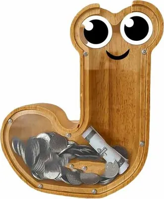 Immagine prodotto di Scatola del tesoro in legno - Lettera J