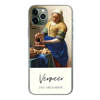 Produktbild von MuchoWow® Handyhülle Schutzhülle Hülle für iPhone 11 Pro Max Kunst - Milchmädchen - Vermeer Silikon Softcase Handy Hülle - Schutz