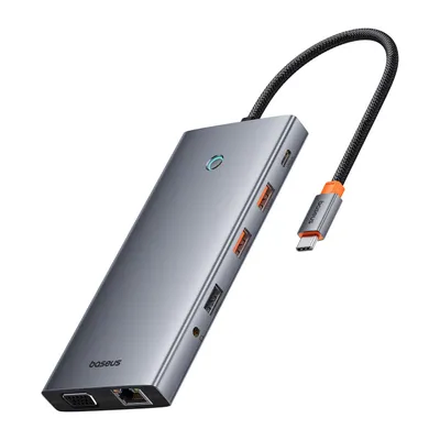 Zdjęcie produktu dla USB-C Hub Baseus PortalJoy Series, 13in1, Grey B00053002811-01