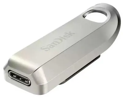 Obrázok produktu pre SanDisk SDCZ75-512G-G46, 512 GB, USB Typ-C, 3.2 Gen 1 (3.1 Gen 1), 400 MB/s, Klzné, Strieborná