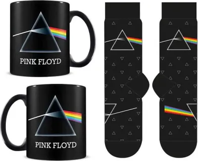 Immagine prodotto di Piramide con tazza e calze Pink Floyd Dsotm Set regalo 315ml Trasparente EU 36-41 Trasparente EU 36-41