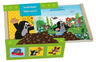 Produktbild von Holz-Bilderwürfel "Der kleine Maulwurf"