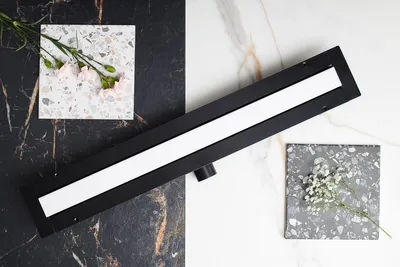 Produktbild von Linienablauf Weiß - Super Low - LINE PRO - Glänzend Weiß 60 cm