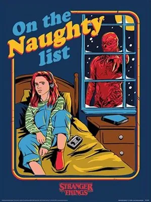 Produktbild von Stranger Things – Weihnachtsliste der Unartigen – 30x40 cm – Poster