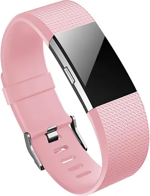 Image de Bracelet de sport taille S pour Fitbit Charge 2 Bracelet de remplacement de fitness Bande de remplacement en silicone, rose