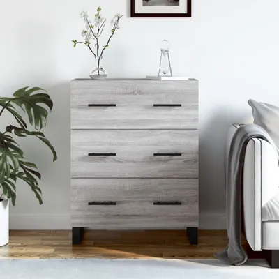 Obrázek produktu pro vidaXL Příborník Grey Sonoma 69,5x34x90 cm výrobek ze dřeva