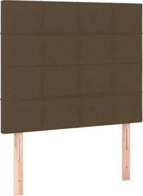 Produktbild von vidaXL Kopfteil Dunkelbraun 100 x 5 x 118/128 cm Stoff