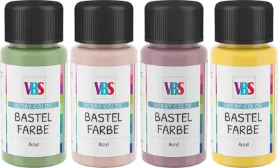Produktbild von VBS Bastelfarben-Set "Fairytale", 4 x 50 ml