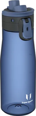 Produktbild von Super Sparrow Trinkflasche 1L - Tritan Wasserflasche - BPA-frei - Ideale Sportflasche - Ein-Klick Schnellfluss TouchGulp Trinkflaschen - Leicht, Nachhaltig